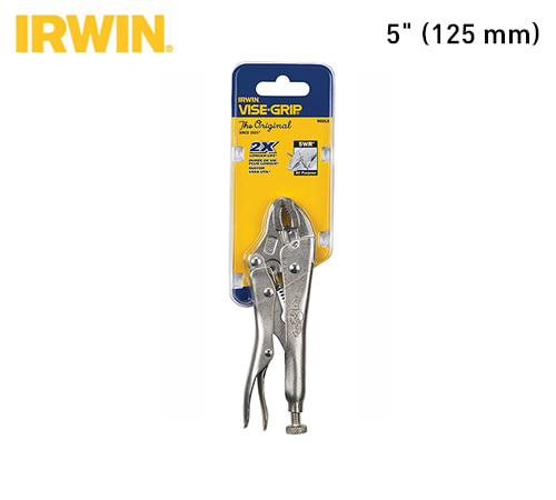 IRWIN VISE-GRIP 902L3 Curved Jaw Locking Pliers with Wire Cutter, 5-Inch (125 mm) 어윈 바이스 그립 락킹 플라이어 (와이어 커터 기능 포함) 5인치