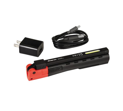 ECPND032 Foldable Dual Pen Light, Black/ Red 스냅온 폴더식 듀얼 펜 라이트 (레드)