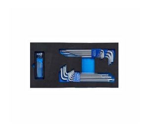 BPS16A L-Shape Long Torx Wrench Set, 26 pcs (Blue-Point®) 스냅온 블루포인트 L렌치 세트 (26 pcs)