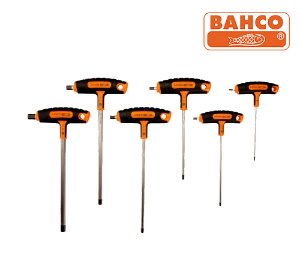 BAHCO 903T-1 Hex Screwdriver Set with T-Handle Grip 바코 3-10mm T핸들 육각렌치 세트