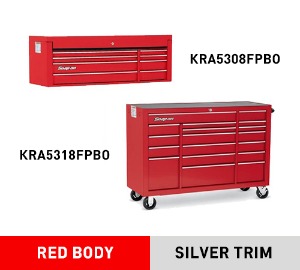KRA5308FPBO Top Chest, Double Bank, 8 Drawers, 53&quot; Wide 탑체스트 + KRA5318FPBO 53&quot; 18 Drawer Triple Bank Heritage Series Roll Cab 툴박스 세트