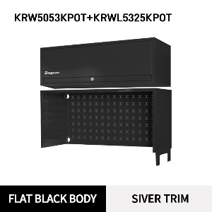KRW5053KPOT 53&quot; Riser (Flat Black) + KRWL5325KPOT 53&quot; OverHead (Flat Black) 스냅온 헤리지티시리즈 53인치 라이저 + 오버헤드 세트 (무광블랙)