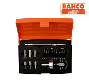 BAHCO 808050S-18 Stubby Ratcheting Screwdriver Set (18 pcs) 바코 스터비 라쳇 드라이버 세트