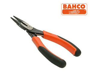 BAHCO 2430G-140 Snipe Nose Pliers, Long, Hard Steel Wire 바코 ERGO 롱 노즈 플라이어 140mm
