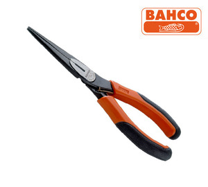 BAHCO 2430G-200 Snipe Nose Pliers, Long, Hard Steel Wire 바코 ERGO 롱 노즈 플라이어 200mm