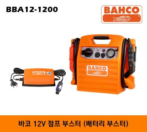 BAHCO BBA12-1200 Battery Booster 12V 1,200 CA 바코 12V 점프 부스터 (배터리 부스터) 1,200 크랭킹 암페어