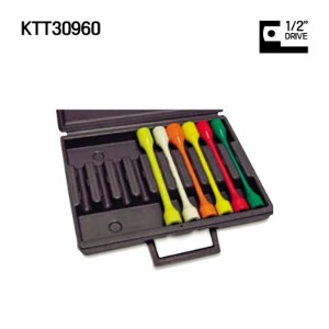 KTT30960 1/2&quot; Drive Metric Standard Duty Torque Stick Set (6 pcs) 스냅온 1/2&quot; 드라이브 스탠다드 토크 스틱 세트 (6 pcs) 세트구성 - KTT30304A, KTT30305A, KTT30329A, KTT30334A, KTT30306A, KTT30336A