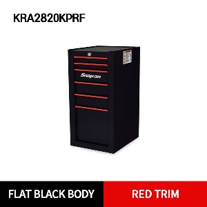 KRA2820KPRF Six-Drawer End Cab (Flat Black/Red) 스냅온 6서랍 캐비넷 (무광블랙/레드)