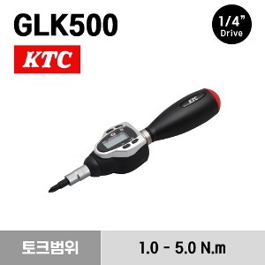 KTC (KYOTO TOOL 교토툴) GLK500 Driver Type Digi Ratchet 케이티씨 드라이버 타입 디지털 라쳇 (100-500 cN.m)